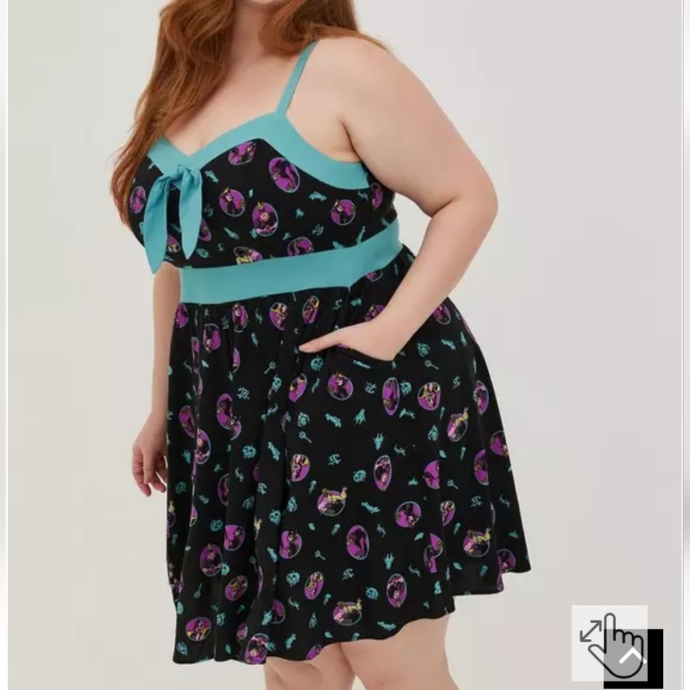 Torrid Sweetheart Tie Front Dress - Disney Villains